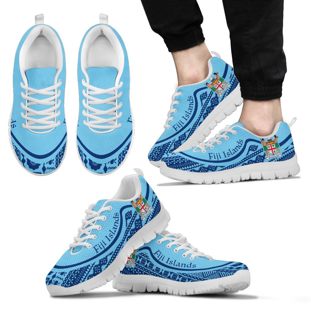 Fiji Islands Wave Sneakers Blue Color - Vibe Hoodie Shop