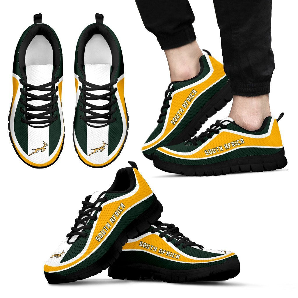 South Africa Flag Sneakers Sport - Vibe Hoodie Shop