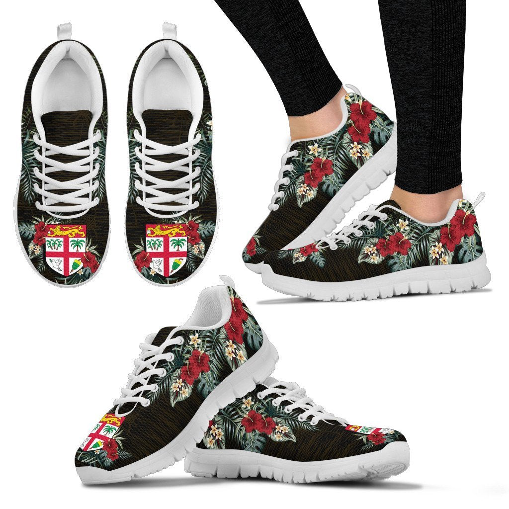 Fiji Hibiscus Sneakers No - Vibe Hoodie Shop