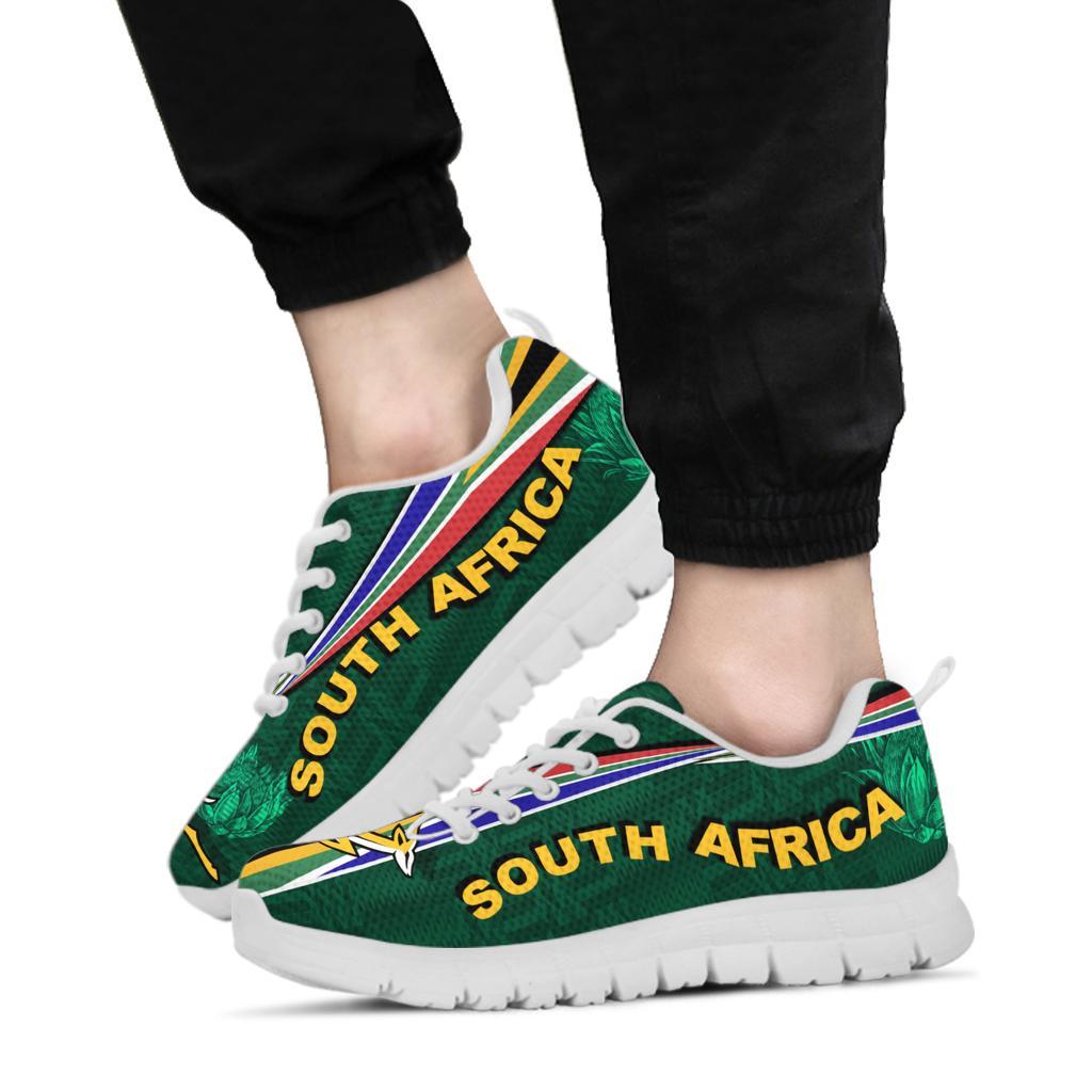 South Africa Sneakers Springboks Rugby Be Unique - Green - Vibe Hoodie Shop