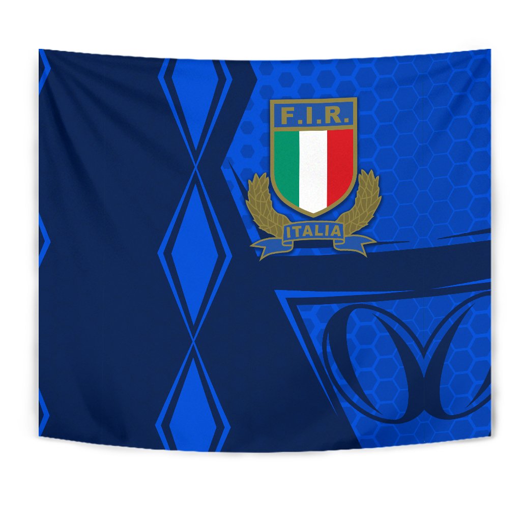 Italy Rugby Tapestry Gli Azzurri Vibes - Vibe Hoodie Shop