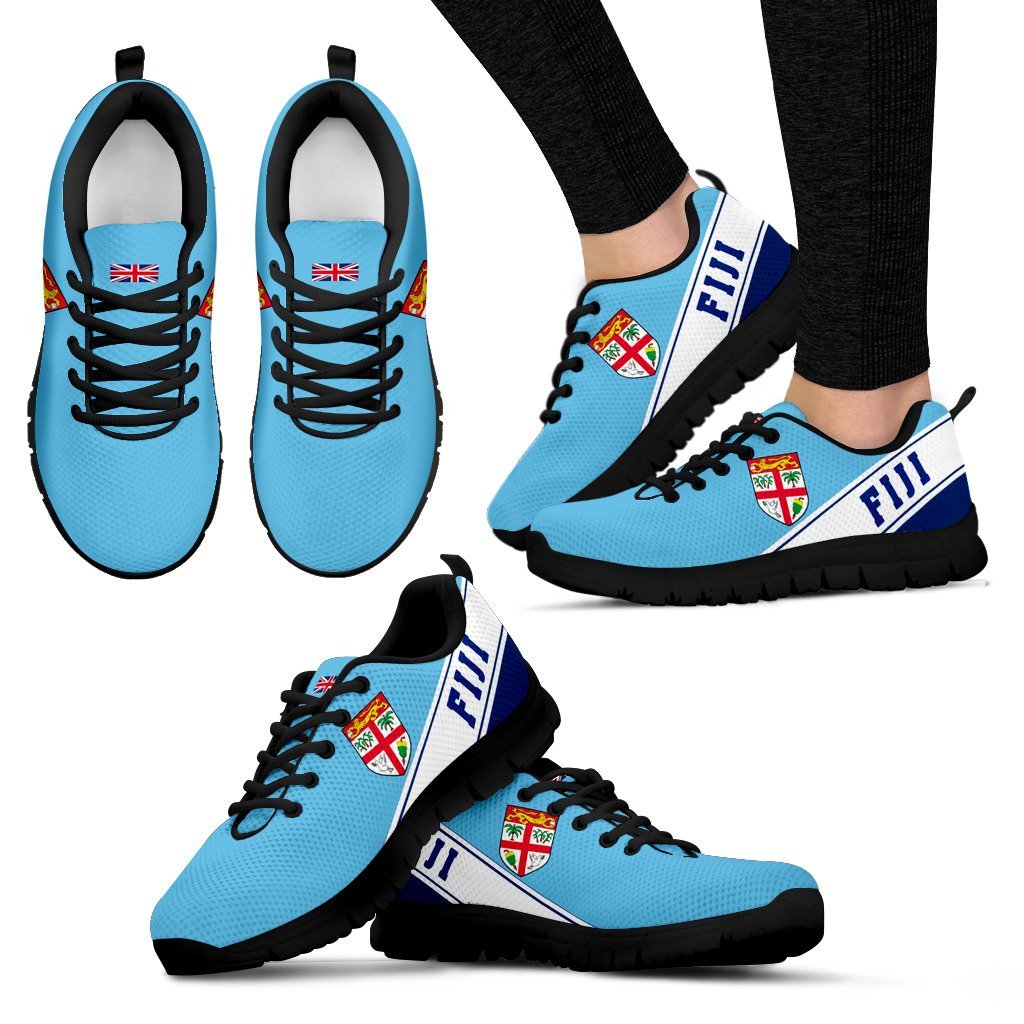 Fiji Flag Sneakers - Line Style - Vibe Hoodie Shop