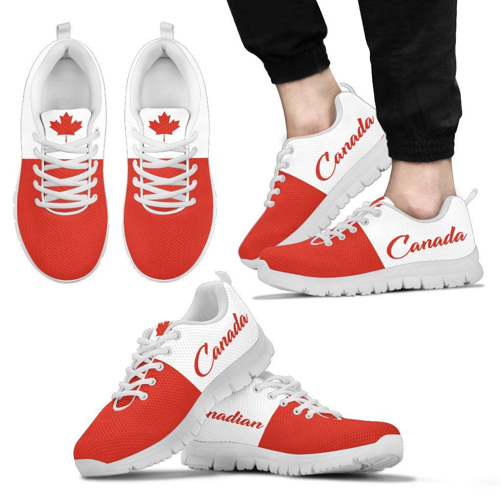 Canada Maple Leaf Sneakers - Vibe Hoodie Shop