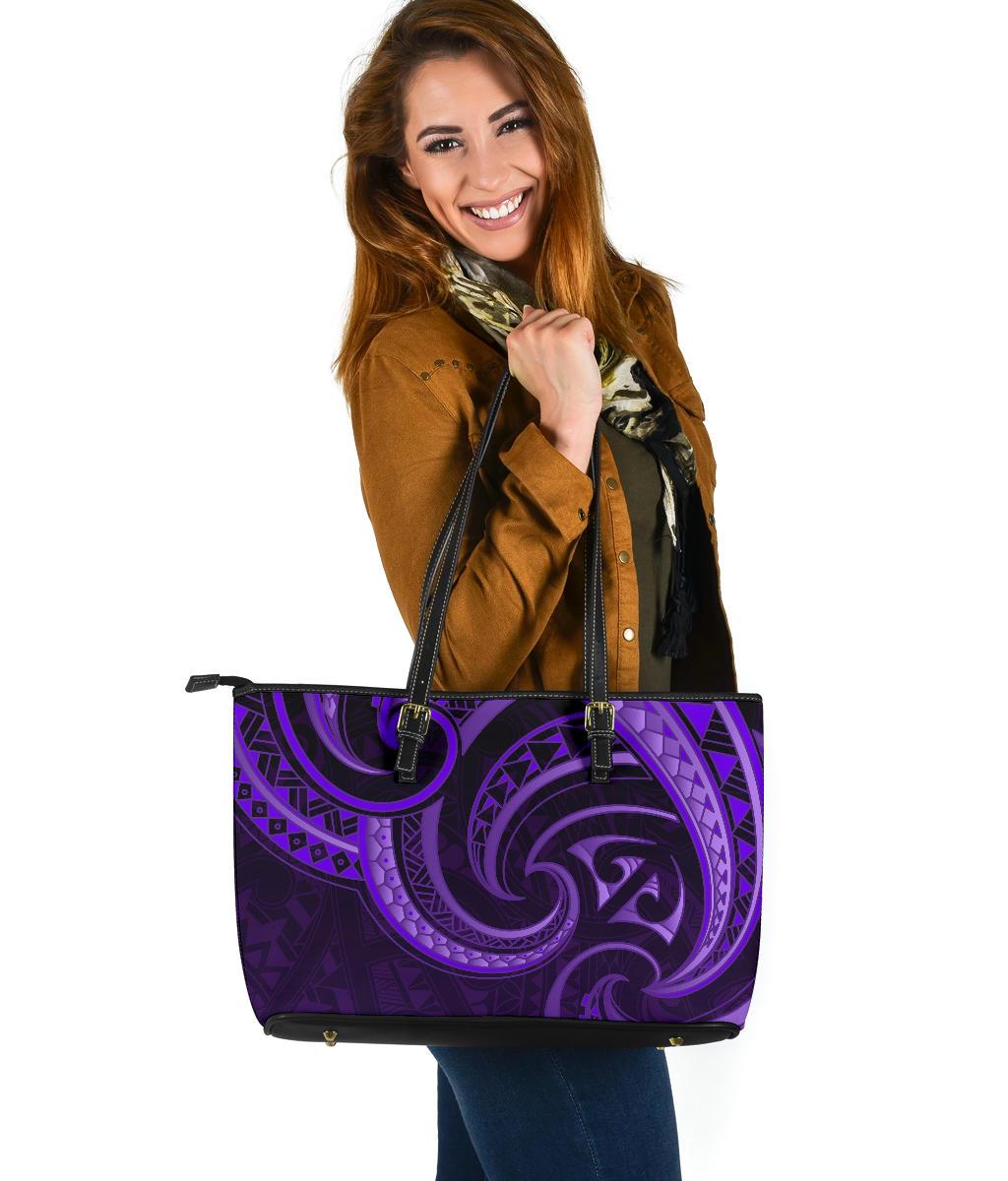 new-zealand-maori-mangopare-large-leather-tote-polynesian-purple