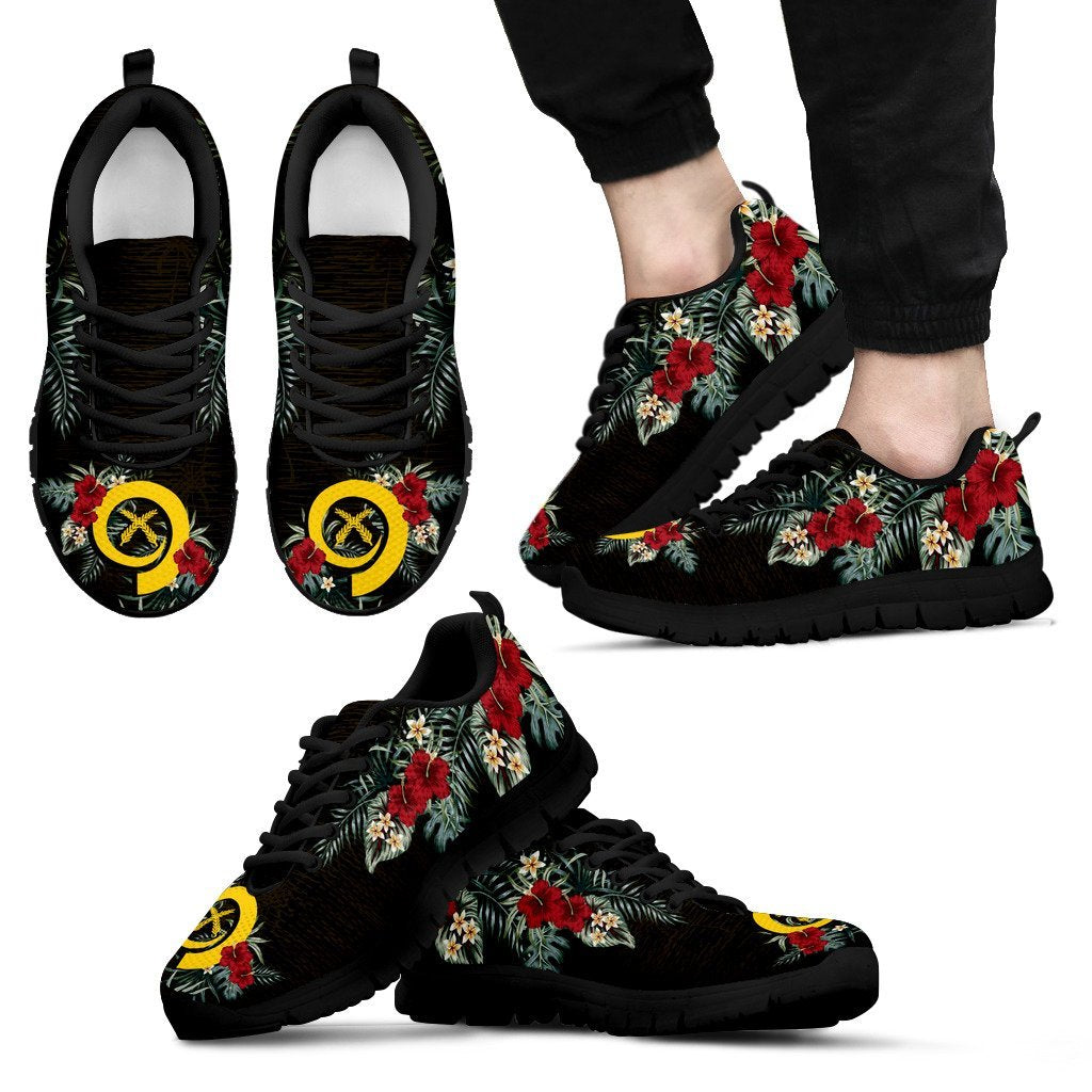 Vanuatu Hibiscus Sneakers - Vibe Hoodie Shop