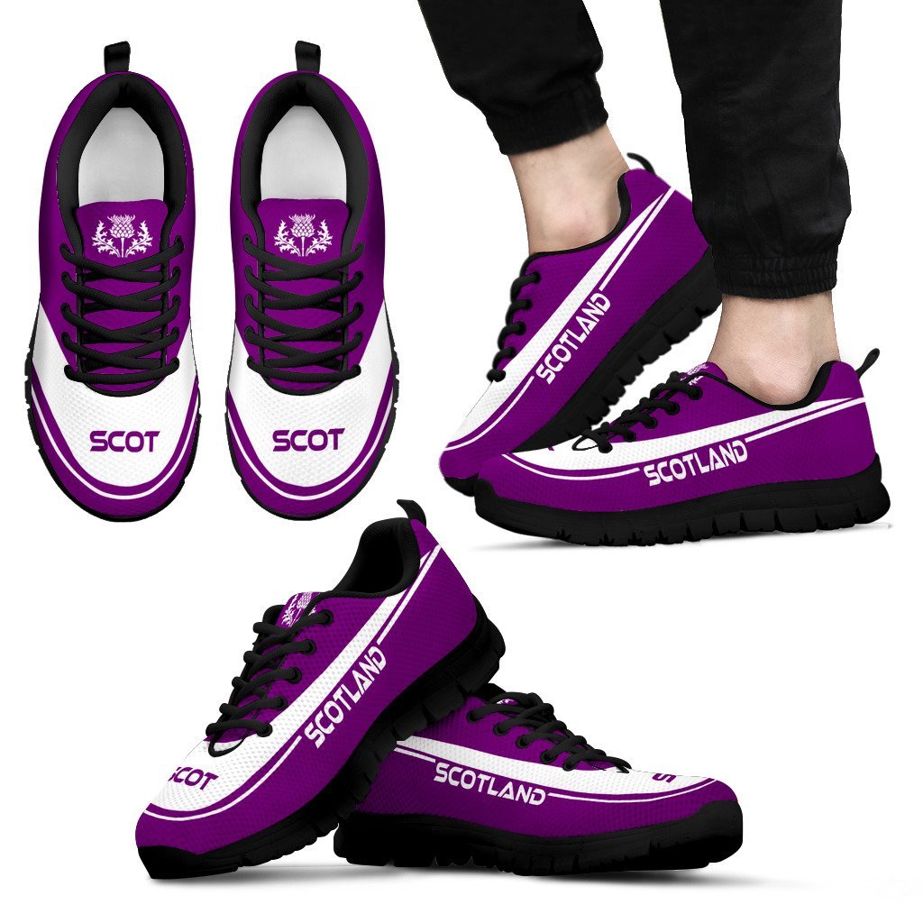 Scotland Sneakers - Purple Style - - Vibe Hoodie Shop