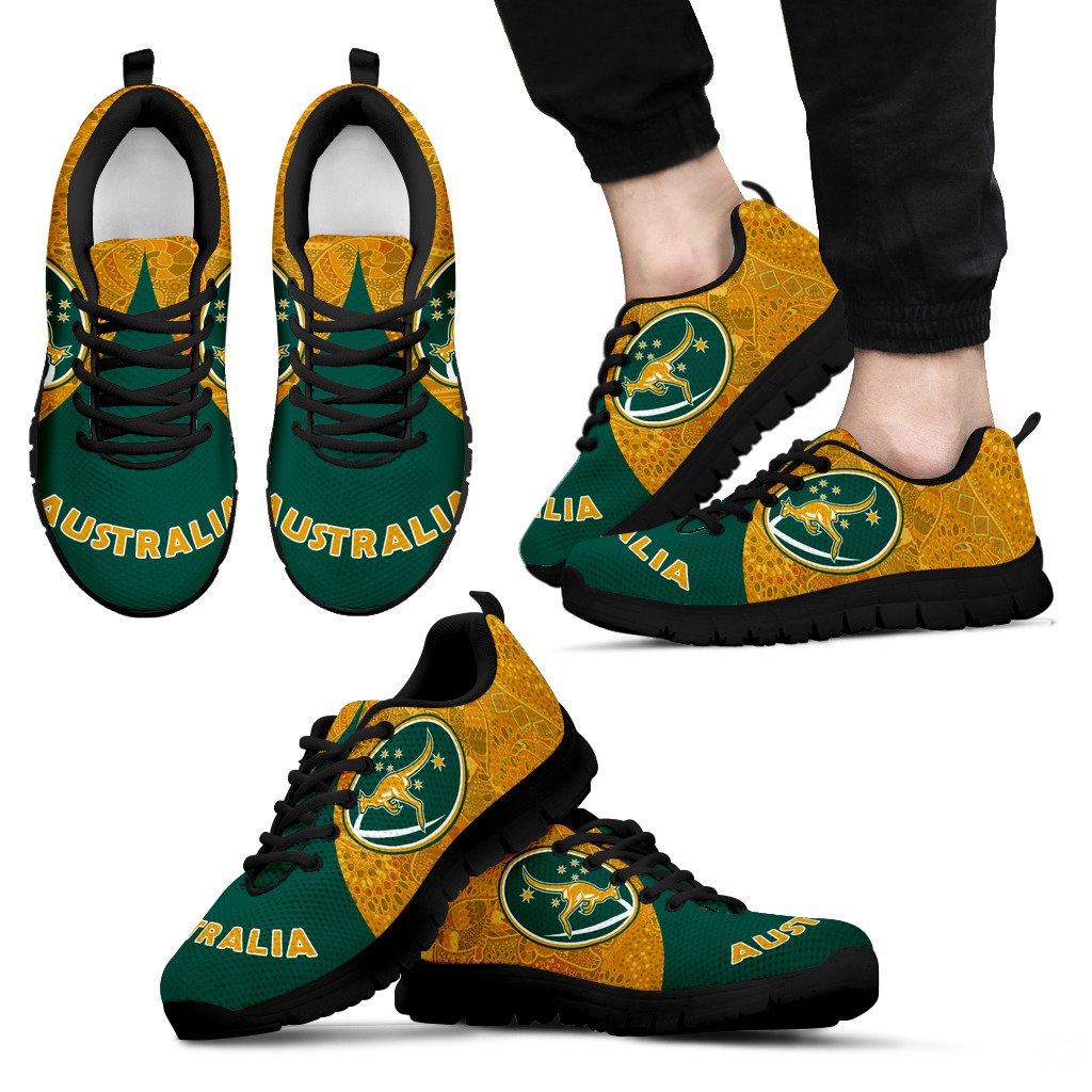 Sneakers - Australia Rugby Shoes Ball Sport Kangaroo - Unisex - Vibe Hoodie Shop