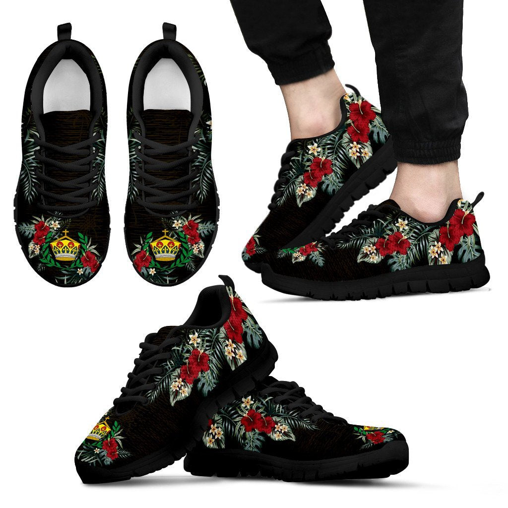 Tonga Hibiscus Sneakers - Vibe Hoodie Shop