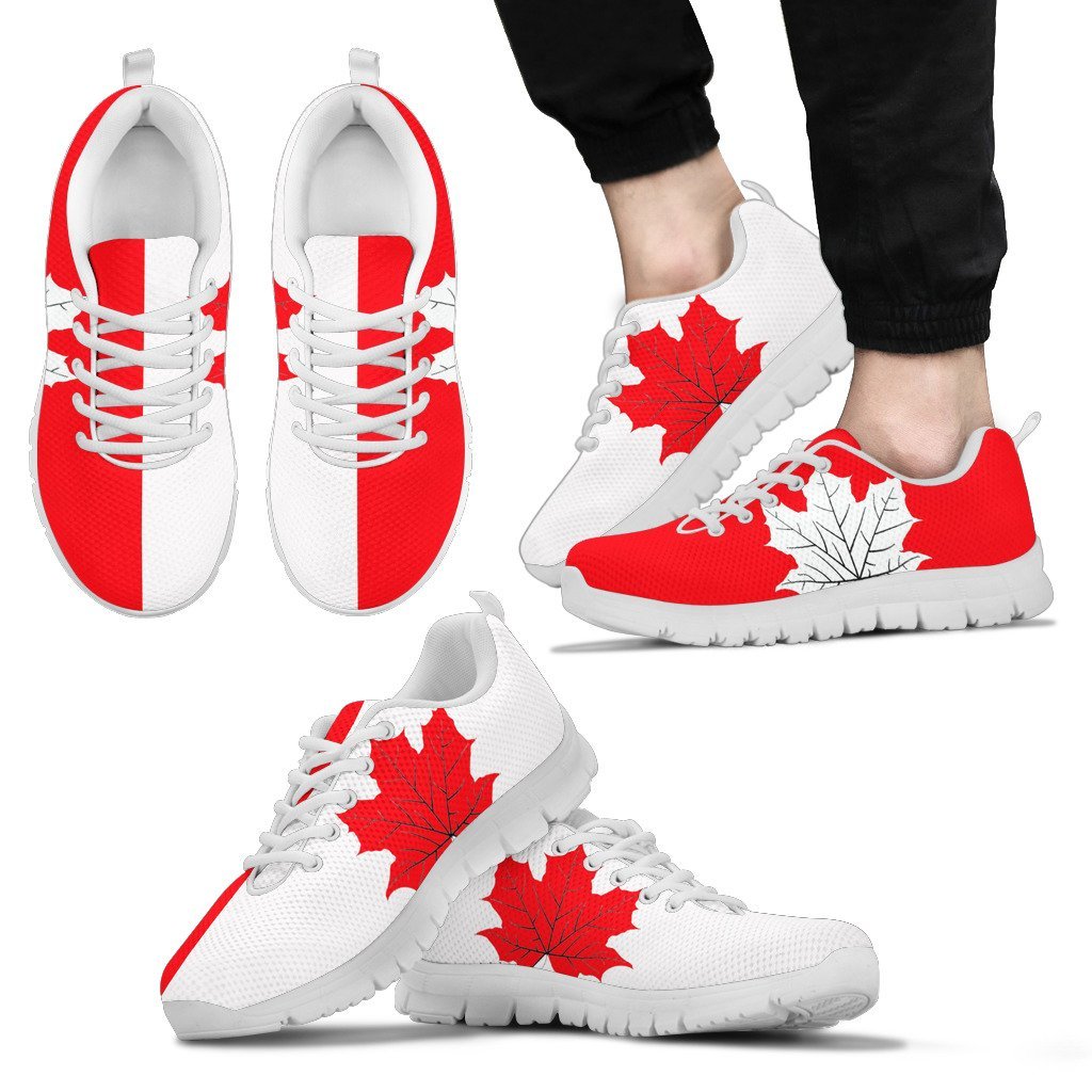 Canada Sneakers - Maple Leaf In My Heart - Vibe Hoodie Shop