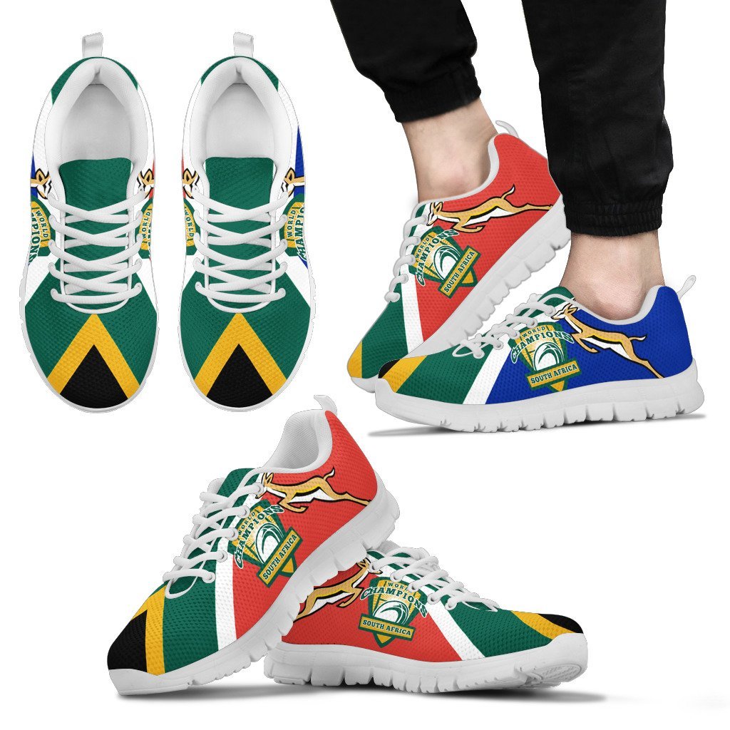 South Africa Springboks Catch Rugby World Cup Men's / Women's Sneakers (Shoes) - Vibe Hoodie Shop