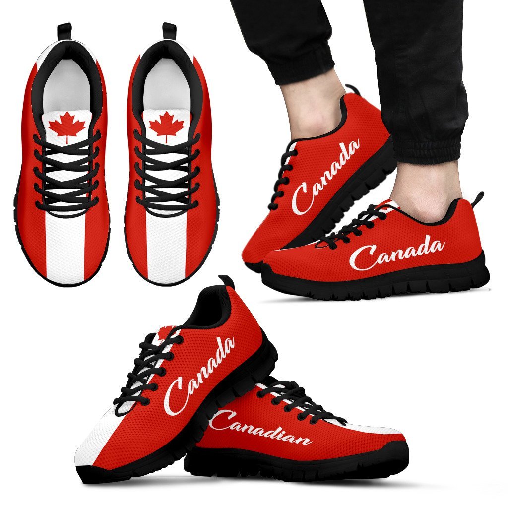 Canada Flag Sneakers - Vibe Hoodie Shop