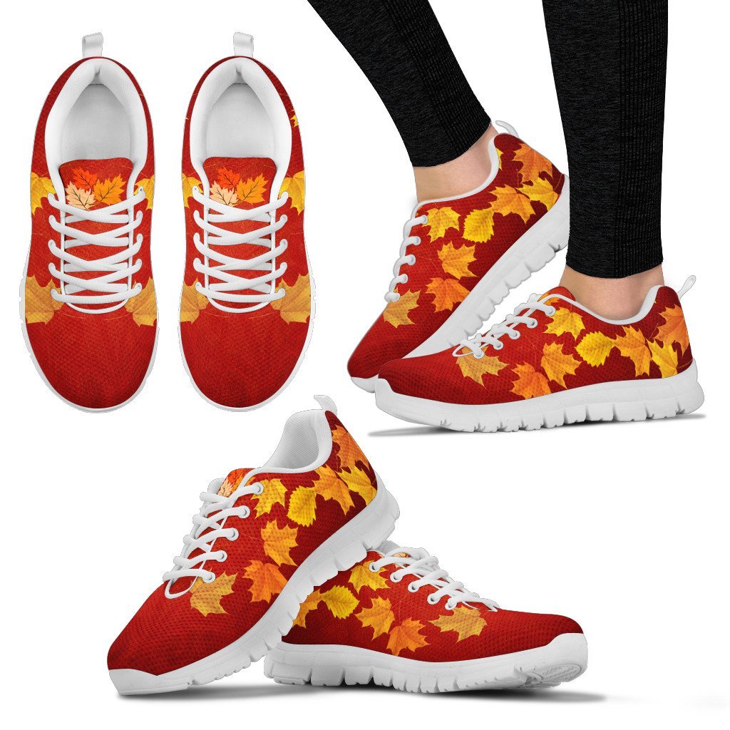 Canada Maple Leaves Sneakers - Vibe Hoodie Shop