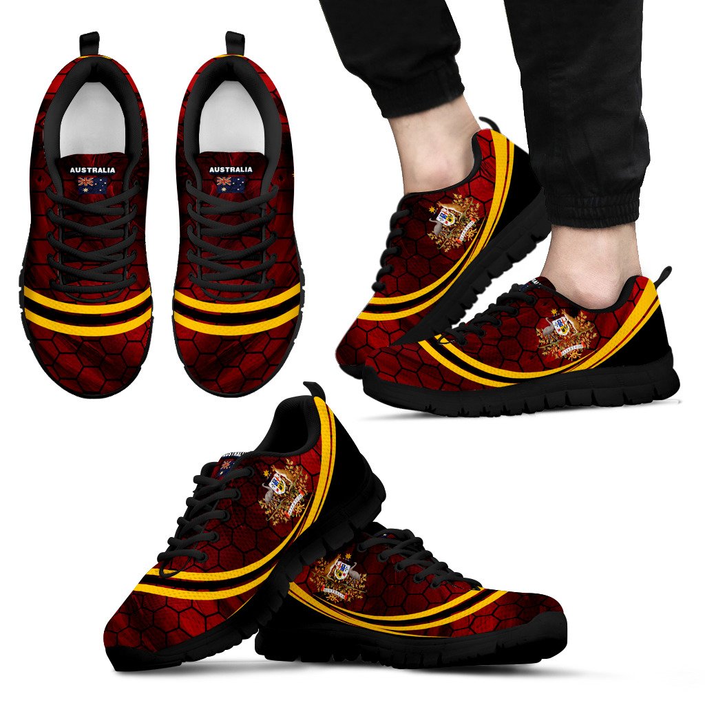 Sneakers - Australian Coat Of Arms Shoes Bloody Oath - Unisex - Vibe Hoodie Shop