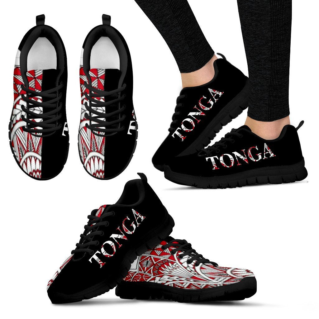 Tonga Shoes - Tonga Polynesia Flag Sneakers - Vibe Hoodie Shop