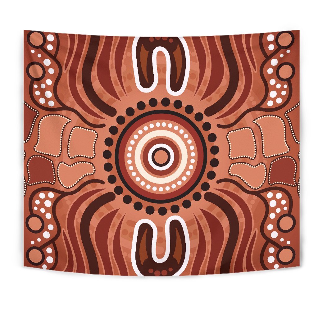 Aboriginal Tapestry - Indigenous Art Patterns Ver02 - Vibe Hoodie Shop