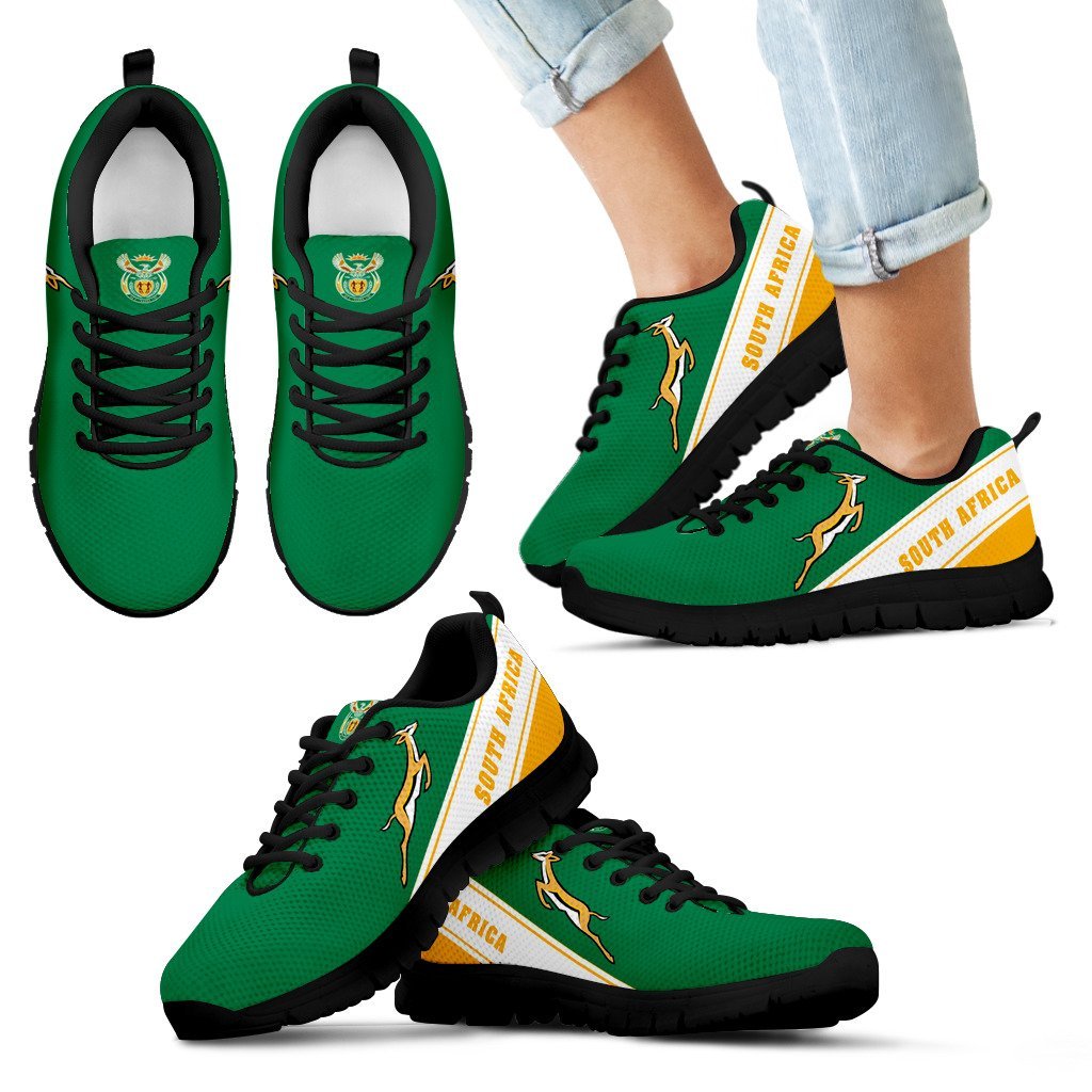 South Africa Springboks Sneakers - Line Style - Vibe Hoodie Shop