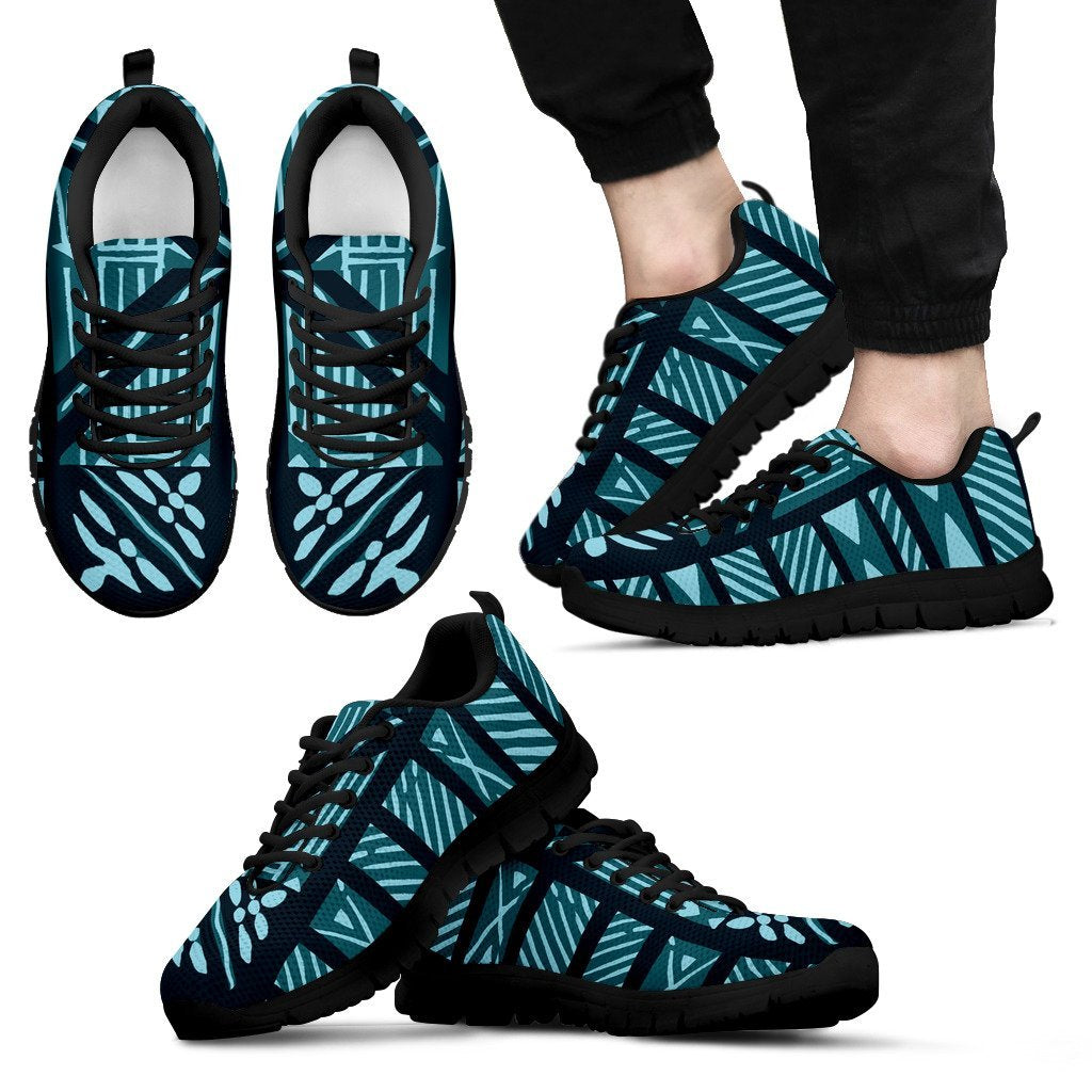 Fiji Retro Tropical Tapa Cloth Men's / Women's Sneakers (Shoes) - Vibe Hoodie Shop