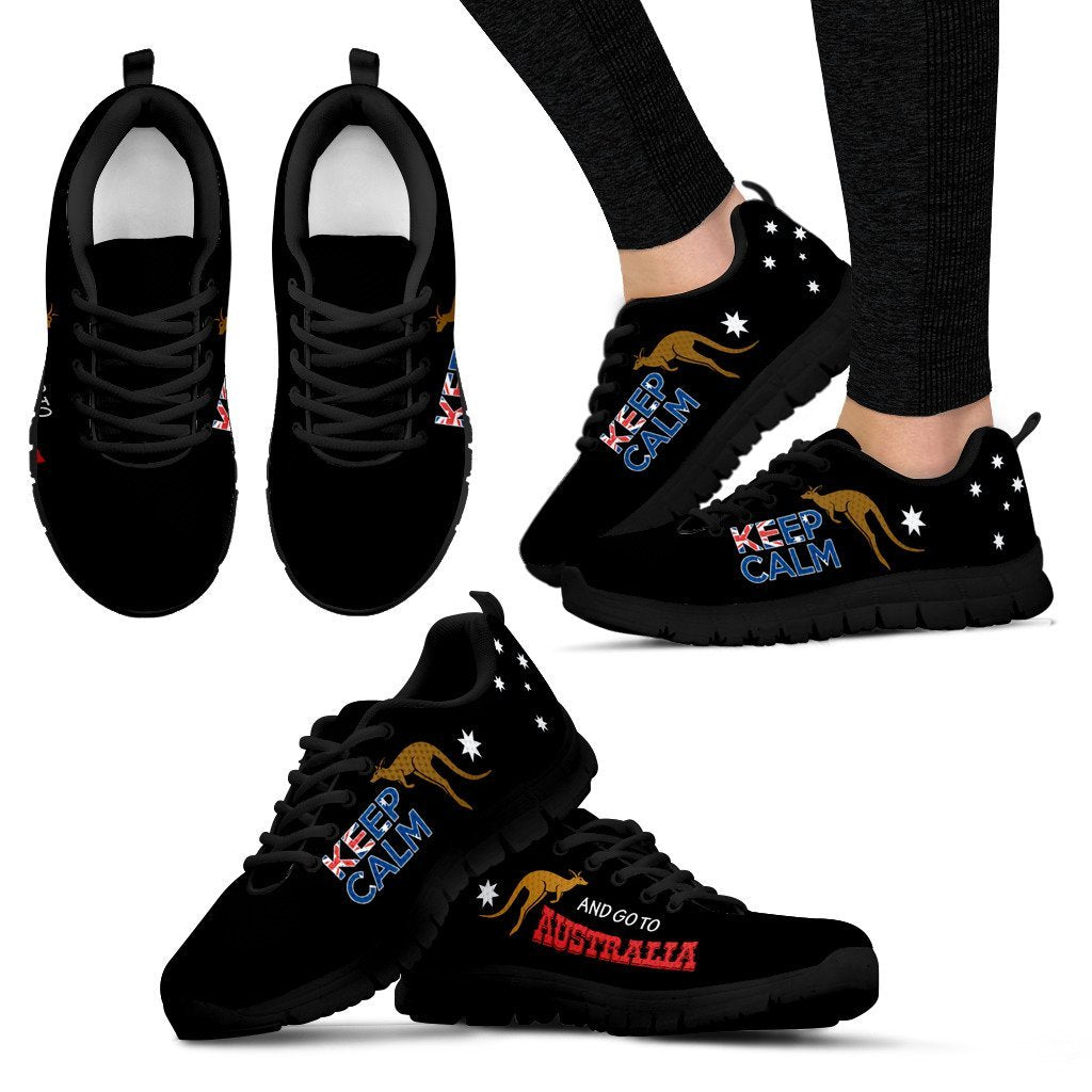 Sneakers - Aus Flag Shoes Kangaroo - Unisex - Vibe Hoodie Shop