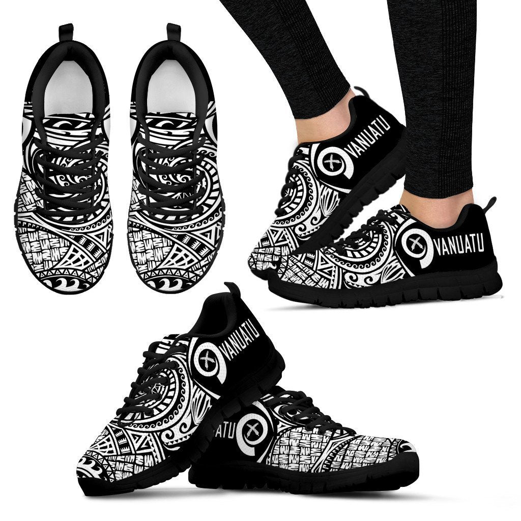 Vanuatu Polynesian Sneakers - Circle Style 01 - Vibe Hoodie Shop