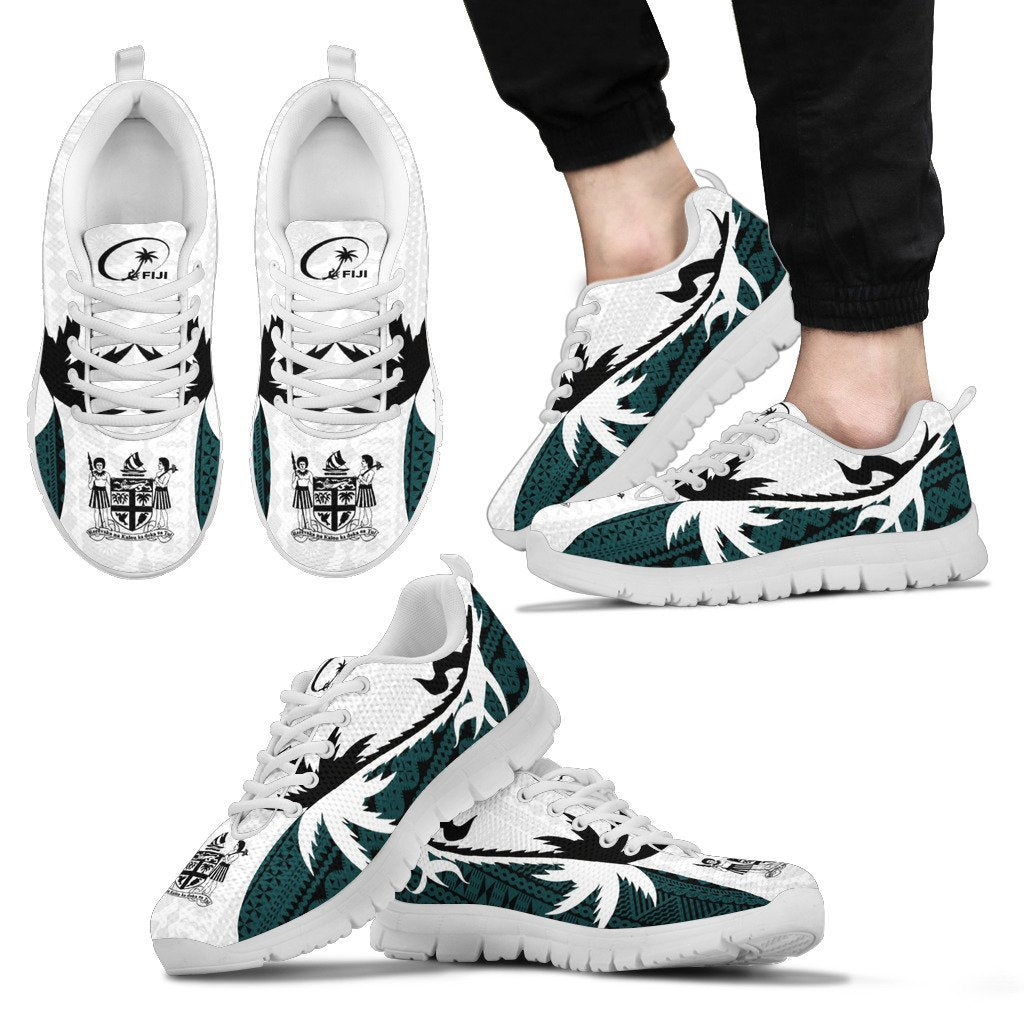 Fiji Coconut Tree Rugby Sneakers - Coat of Arms - Vibe Hoodie Shop