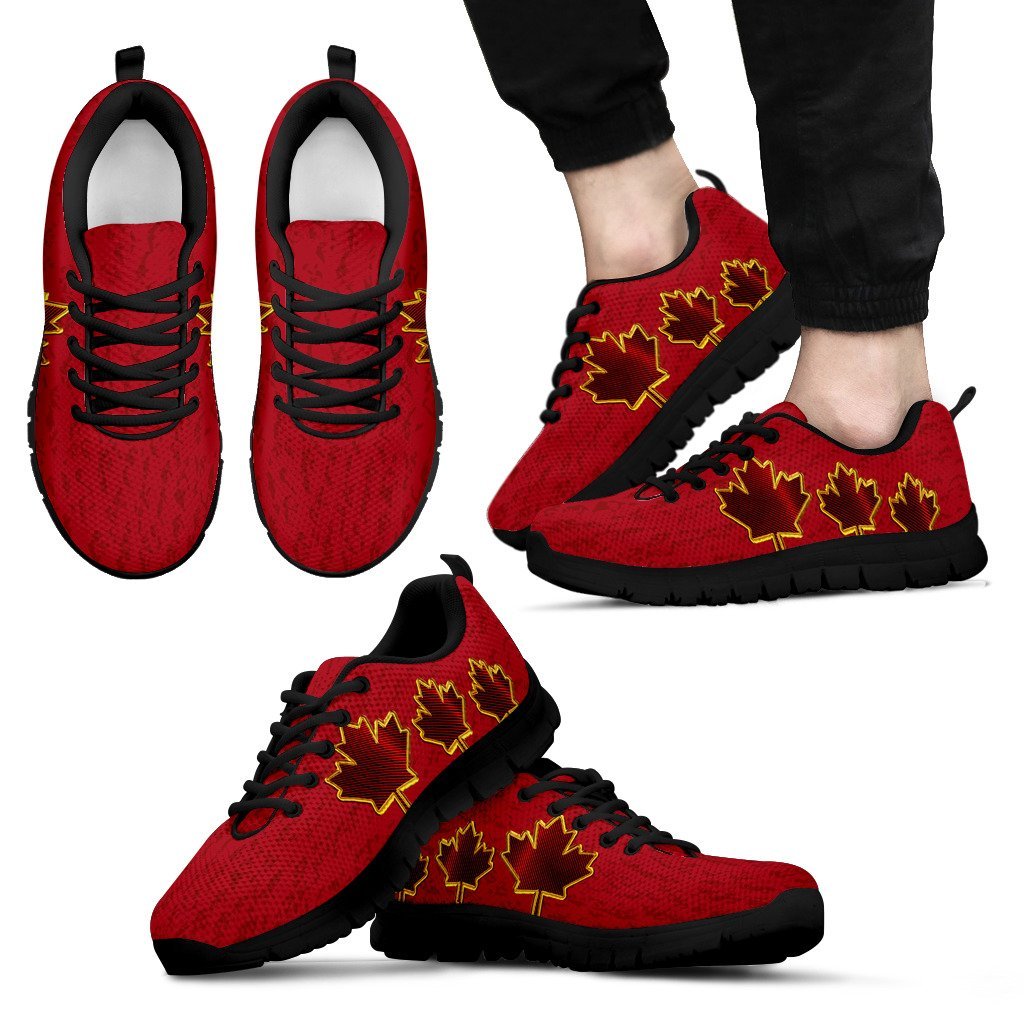 Canada Maple Leaf Sneakers - Vibe Hoodie Shop