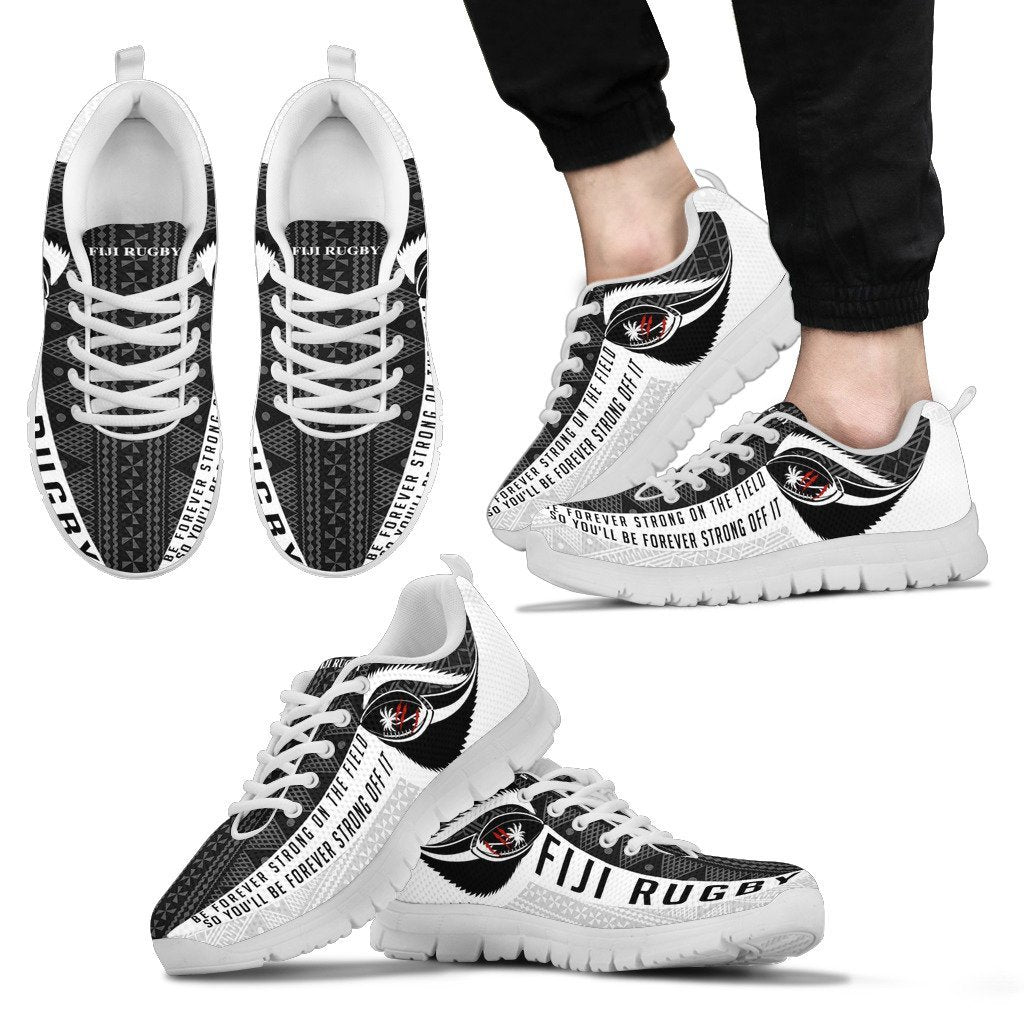 Fiji Spirit of Rugby Sneakers BW - Vibe Hoodie Shop