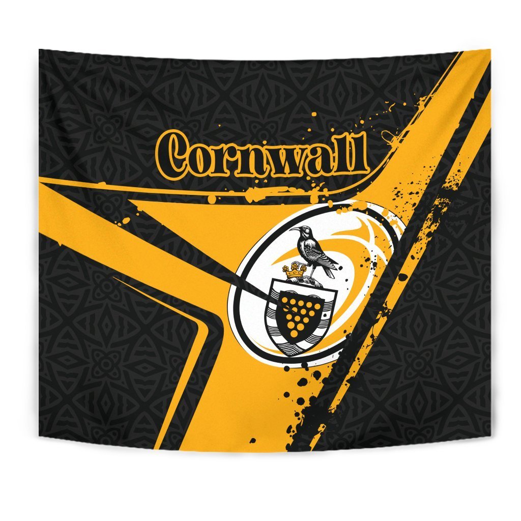 Cornwall Rugby Tapestry - Cornish Rugby - Vibe Hoodie Shop