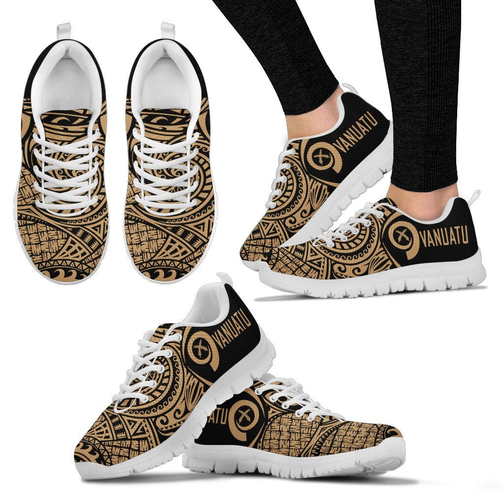 Vanuatu Polynesian Sneakers - Circle Style 03 - Vibe Hoodie Shop