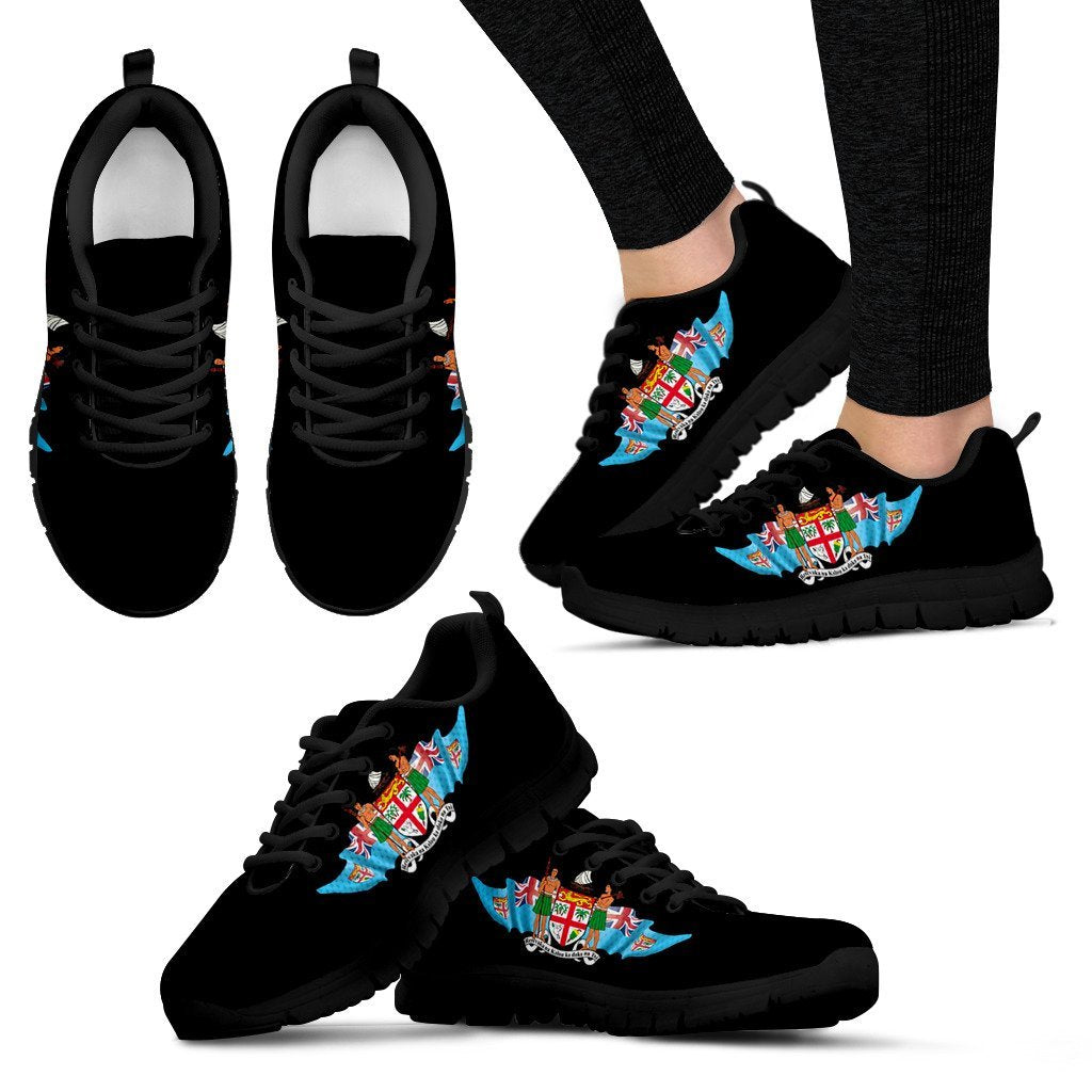 Fiji Sneakers (Shoes) - flying flag - Vibe Hoodie Shop