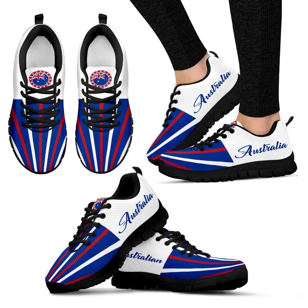 Sneakers - Aus Flag Shoes Australia Ver02 - Unisex - Vibe Hoodie Shop