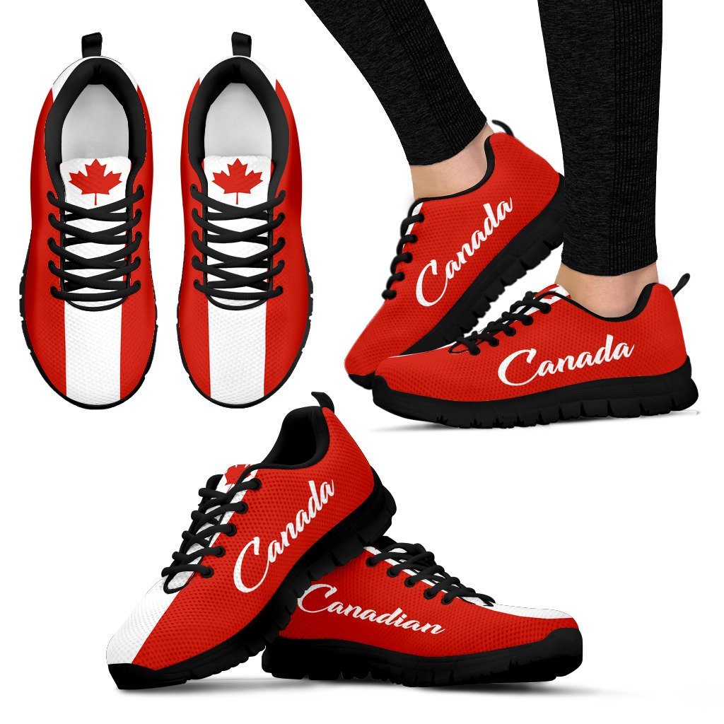 Canada Flag Sneakers - Vibe Hoodie Shop