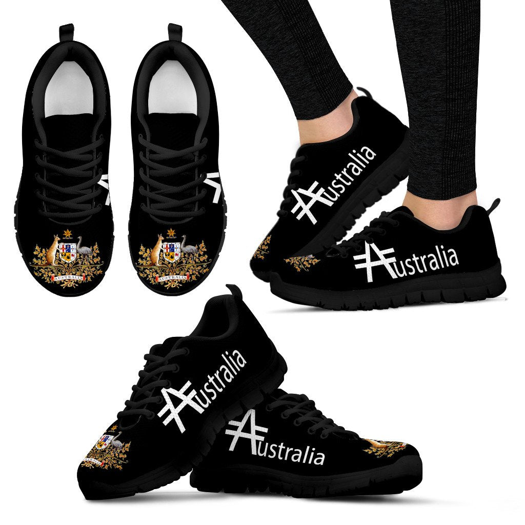 Sneakers - Australian Coat Of Arms Shoes Hashtag Australia Unisex - Vibe Hoodie Shop