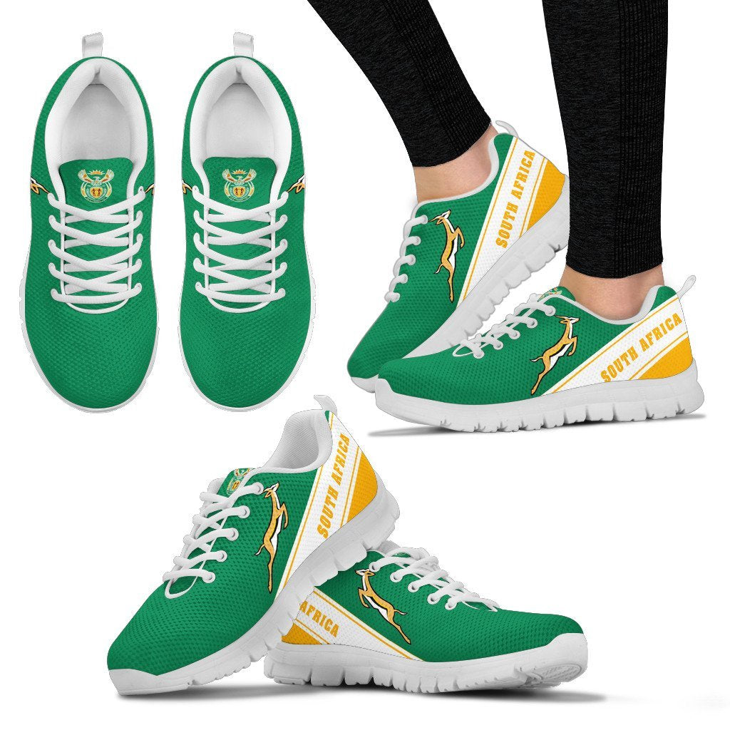 South Africa Springboks Sneakers - Line Style - Vibe Hoodie Shop