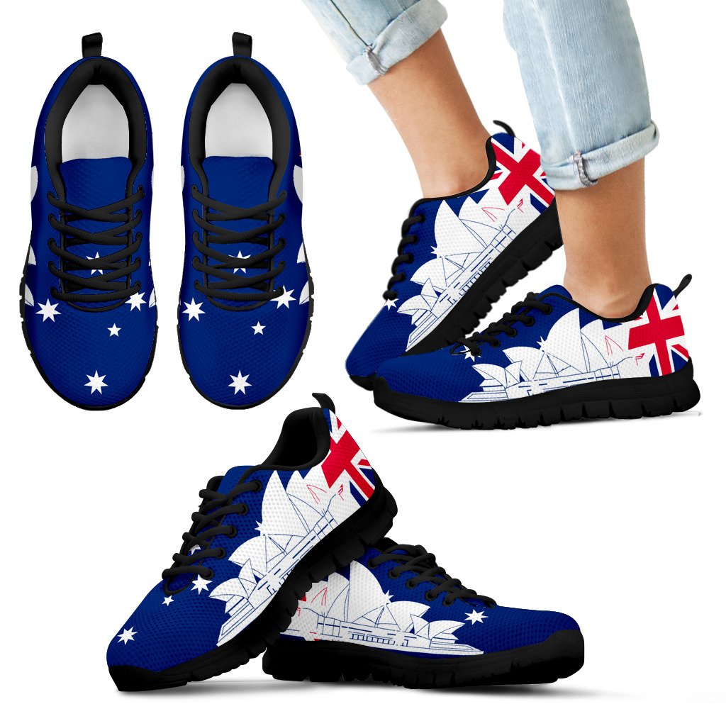 Sneakers - Sydney Opera Shoes Aus Flag Unisex - Vibe Hoodie Shop