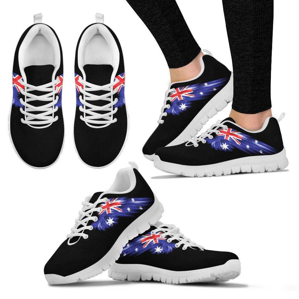 Australia Sneakers - Flag Wings Shoes Simple Design Unisex - Vibe Hoodie Shop