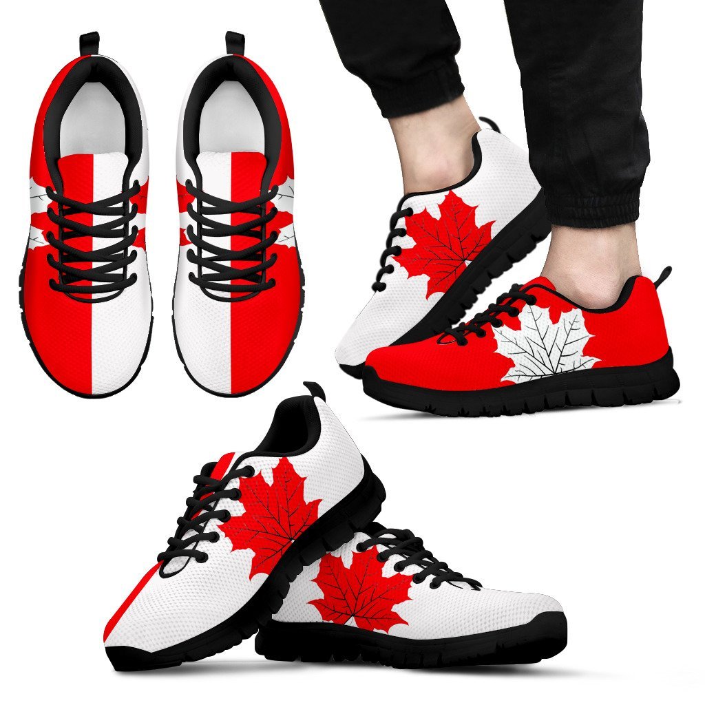 Canada Sneakers - Maple Leaf In My Heart - Vibe Hoodie Shop