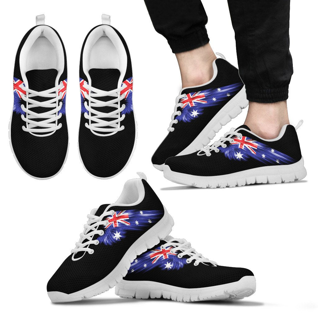 Australia Sneakers - Flag Wings Shoes Simple Design Unisex - Vibe Hoodie Shop