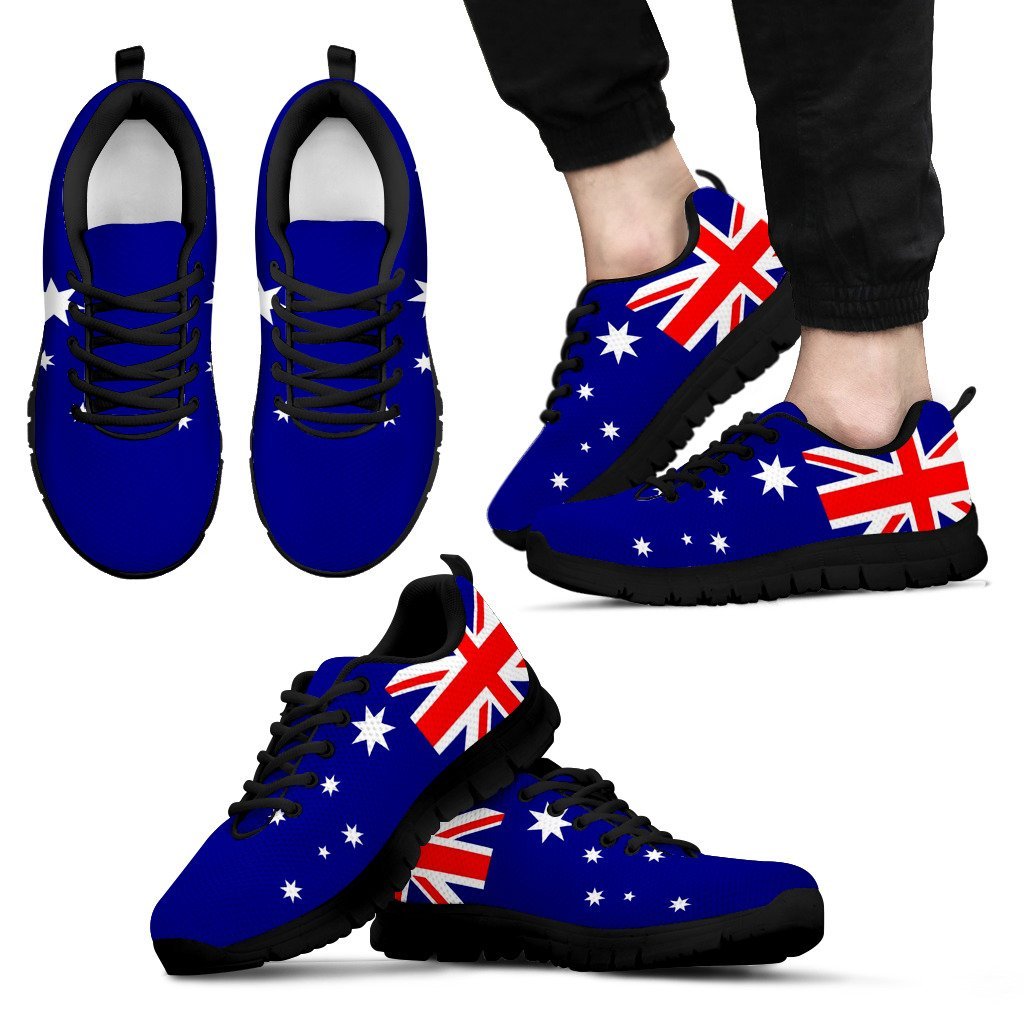 Sneakers - Aus Flag Shoes Southern Cross Australia - Unisex - Vibe Hoodie Shop