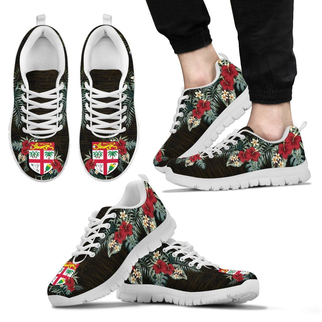 Fiji Hibiscus Sneakers No - Vibe Hoodie Shop