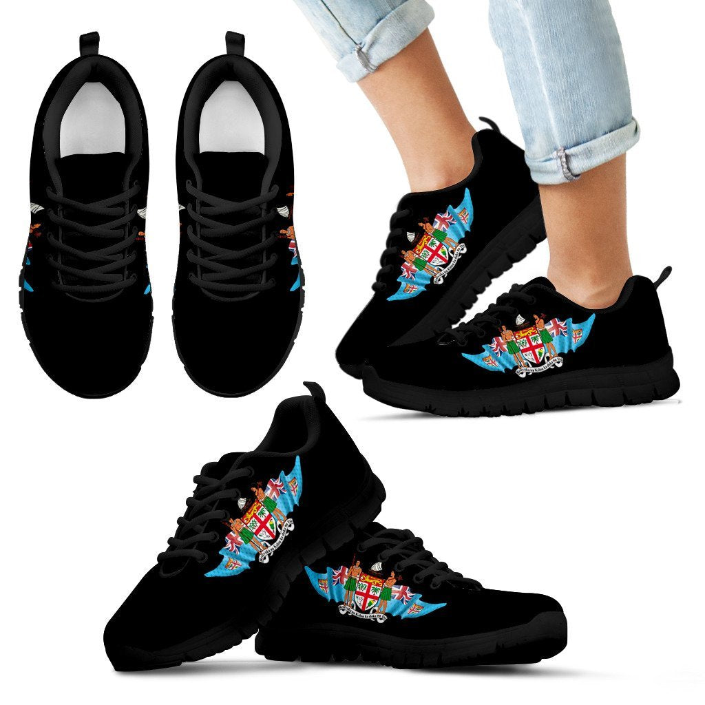 Fiji Sneakers (Shoes) - flying flag - Vibe Hoodie Shop