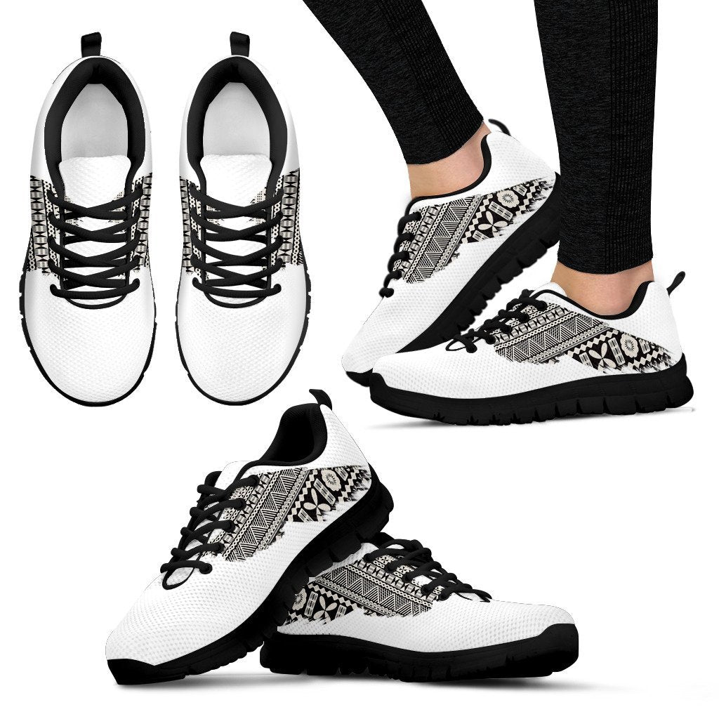 Fiji Tapa Wings Style Men's / Women's Sneakers (Shoes) - Vibe Hoodie Shop