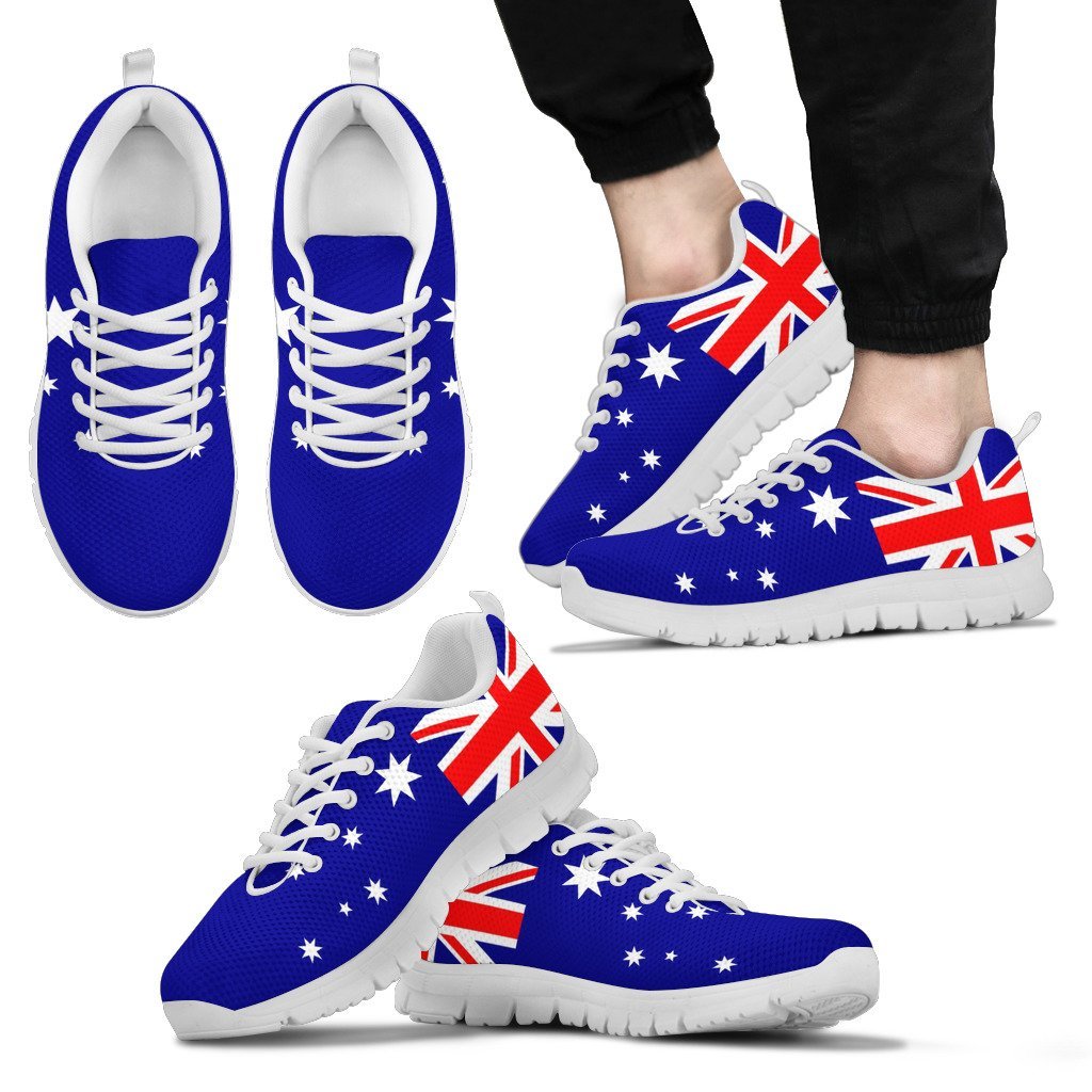 Sneakers - Aus Flag Shoes Southern Cross Australia - Unisex - Vibe Hoodie Shop