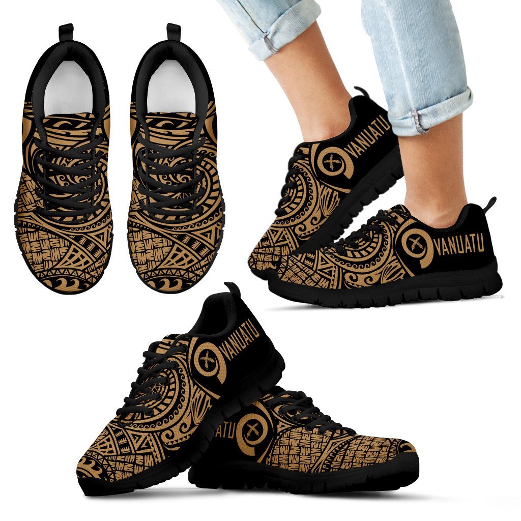 Vanuatu Polynesian Sneakers - Circle Style 03 - Vibe Hoodie Shop