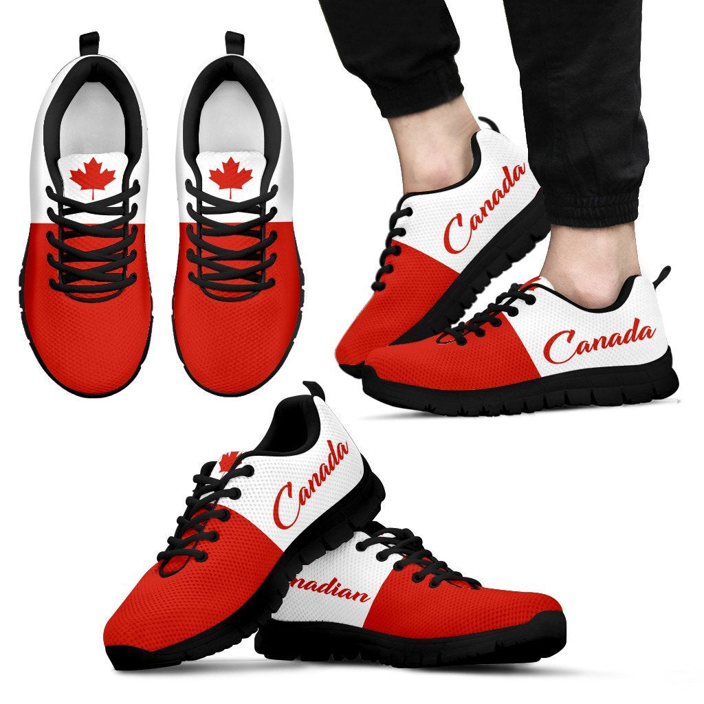 Canada Maple Leaf Sneakers - Vibe Hoodie Shop