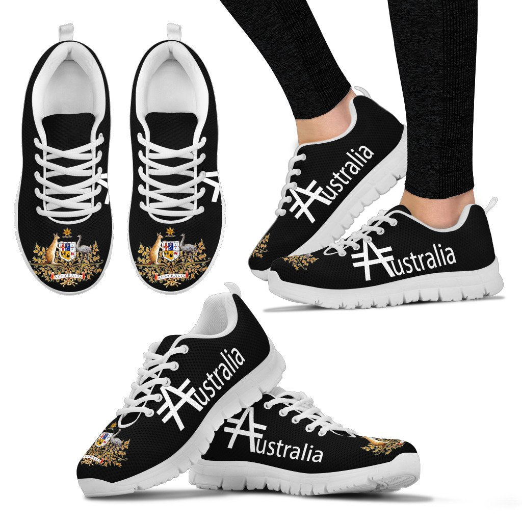 Sneakers - Australian Coat Of Arms Shoes Hashtag Australia Unisex - Vibe Hoodie Shop