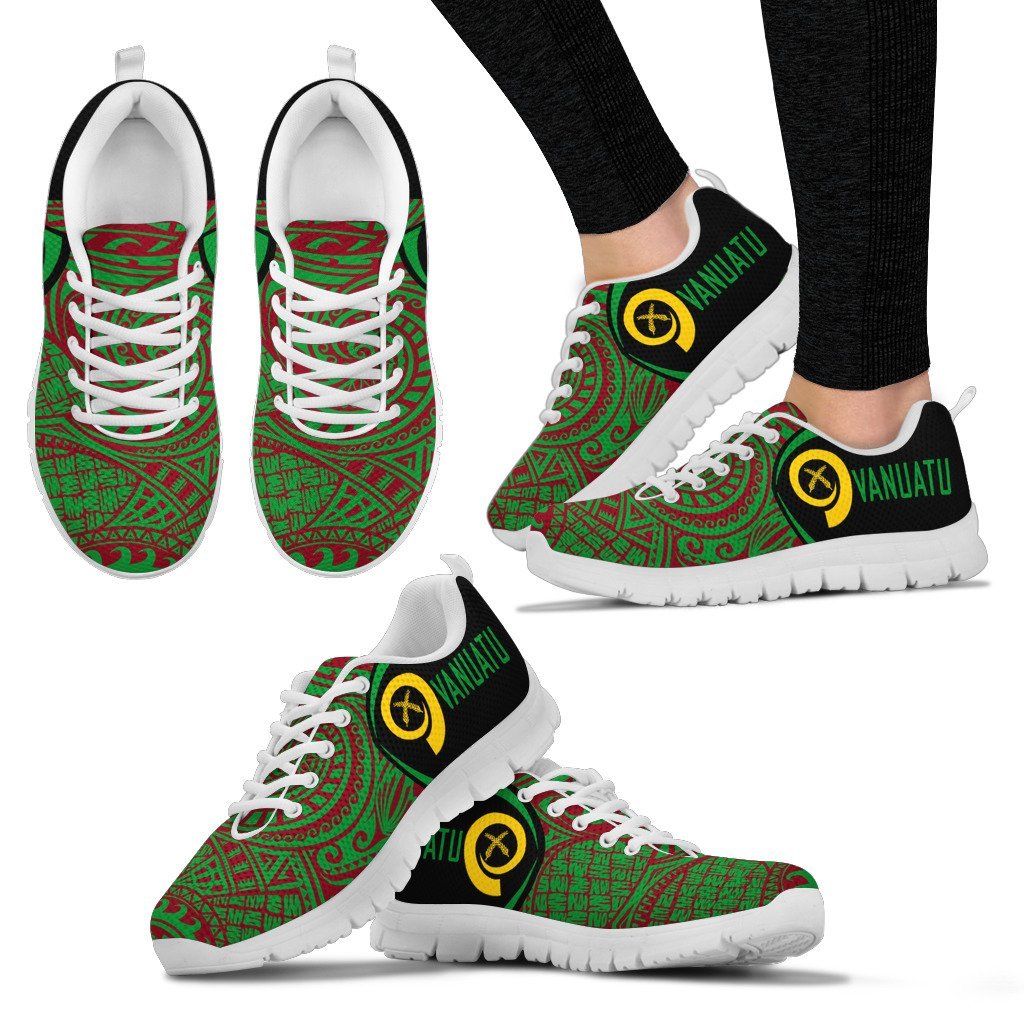 Vanuatu Polynesian Sneakers - Circle Style 07 - Vibe Hoodie Shop