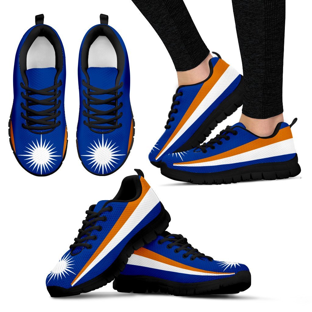 Marshall Islands Flag (Men's / Women's) Sneakers - Vibe Hoodie Shop