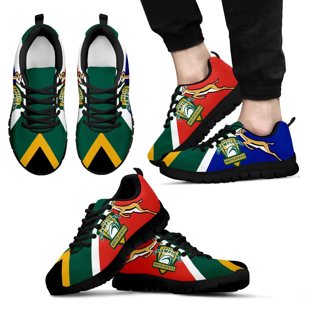 South Africa Springboks Catch Rugby World Cup Men's / Women's Sneakers (Shoes) - Vibe Hoodie Shop