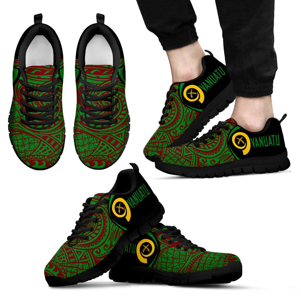 Vanuatu Polynesian Sneakers - Circle Style 07 - Vibe Hoodie Shop