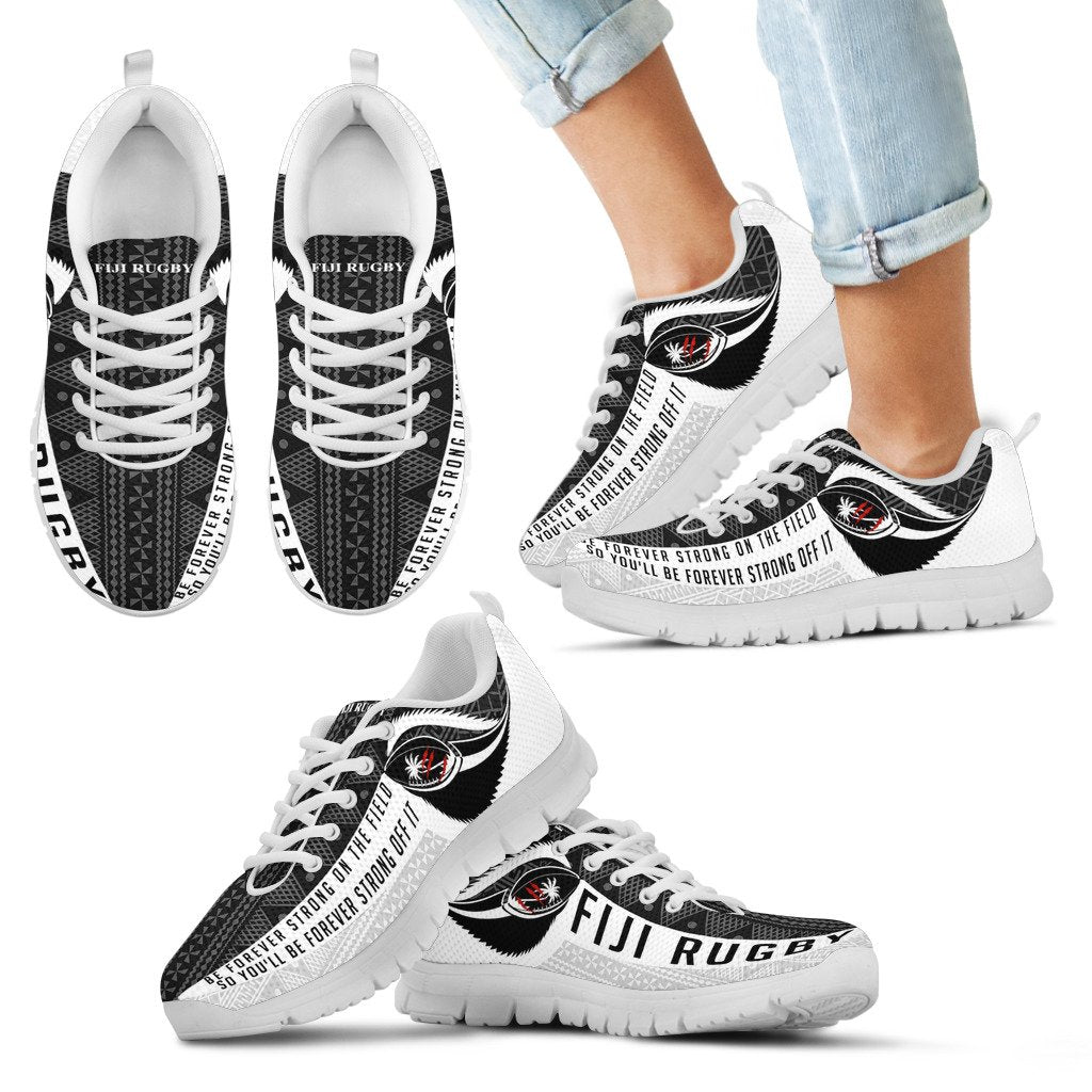 Fiji Spirit of Rugby Sneakers BW - Vibe Hoodie Shop